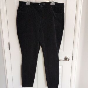 Kut From The Kloth Diana Fab Ab Skinny High Rise Jeans - Black Corduroy - 16W